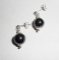 10mm hematit örhängen på 925 sterling silver