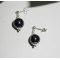 10mm hematit örhängen på 925 sterling silver