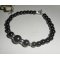 Armband med hematitstenar och silver 925