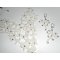 Set Ceremoniella halsband med arabeskmönster och blommor med Swarovski-kristall