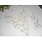 Set Ceremoniella halsband med arabeskmönster och blommor med Swarovski-kristall