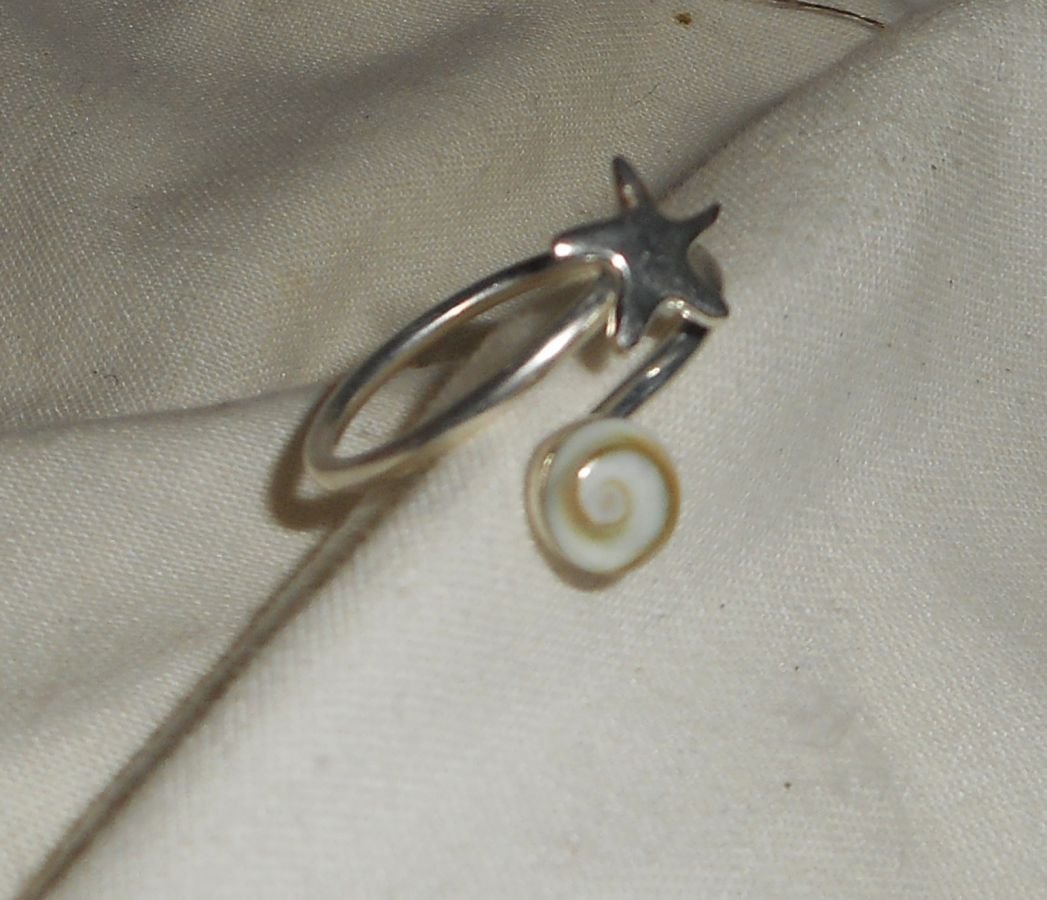 Original 925 Sterling Silver Ring med St. Lucia Eye Music Note 