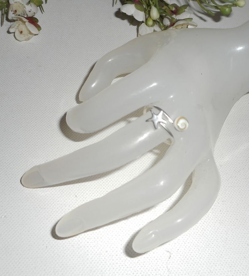 Original 925 Sterling Silver Ring med St. Lucia Eye Music Note 