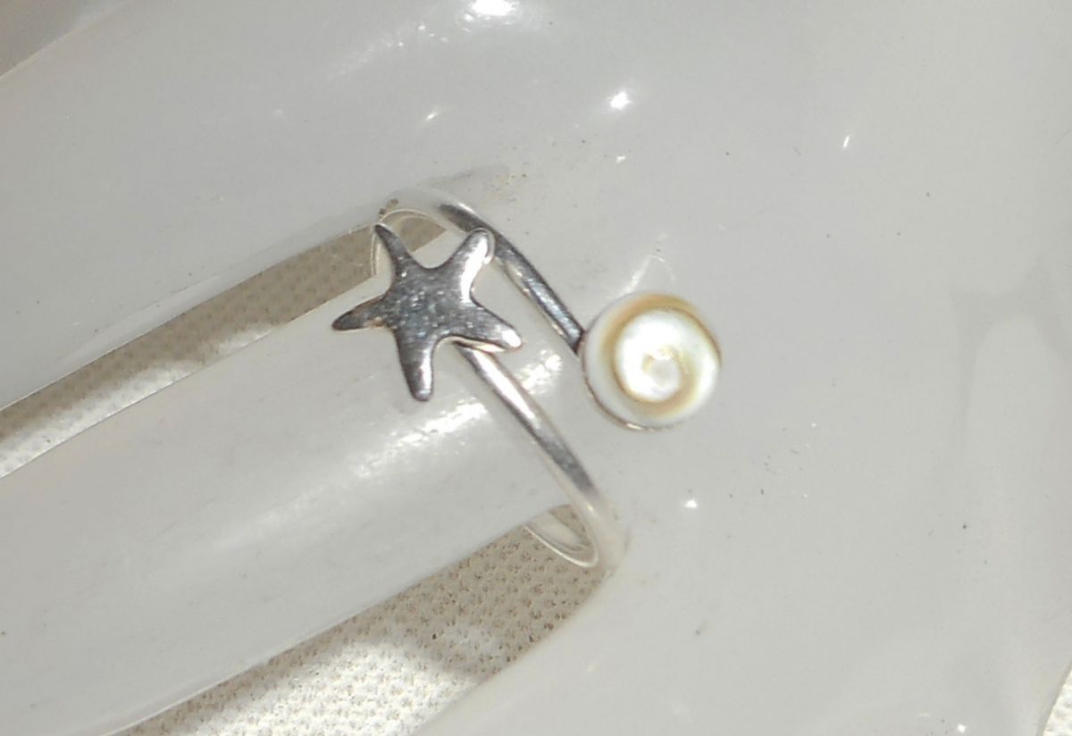 Original 925 Sterling Silver Ring med St. Lucia Eye Music Note 