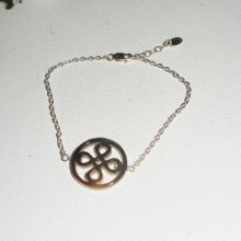Silverarmband 925 med pärlemorsbåge