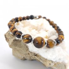 Tigeröga stenarmband 